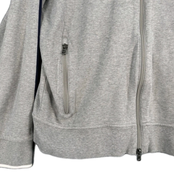 Polo Ralph Lauren Mens XL Heather Gray Full Double Zip Up Track Jacket - Picture 5 of 13